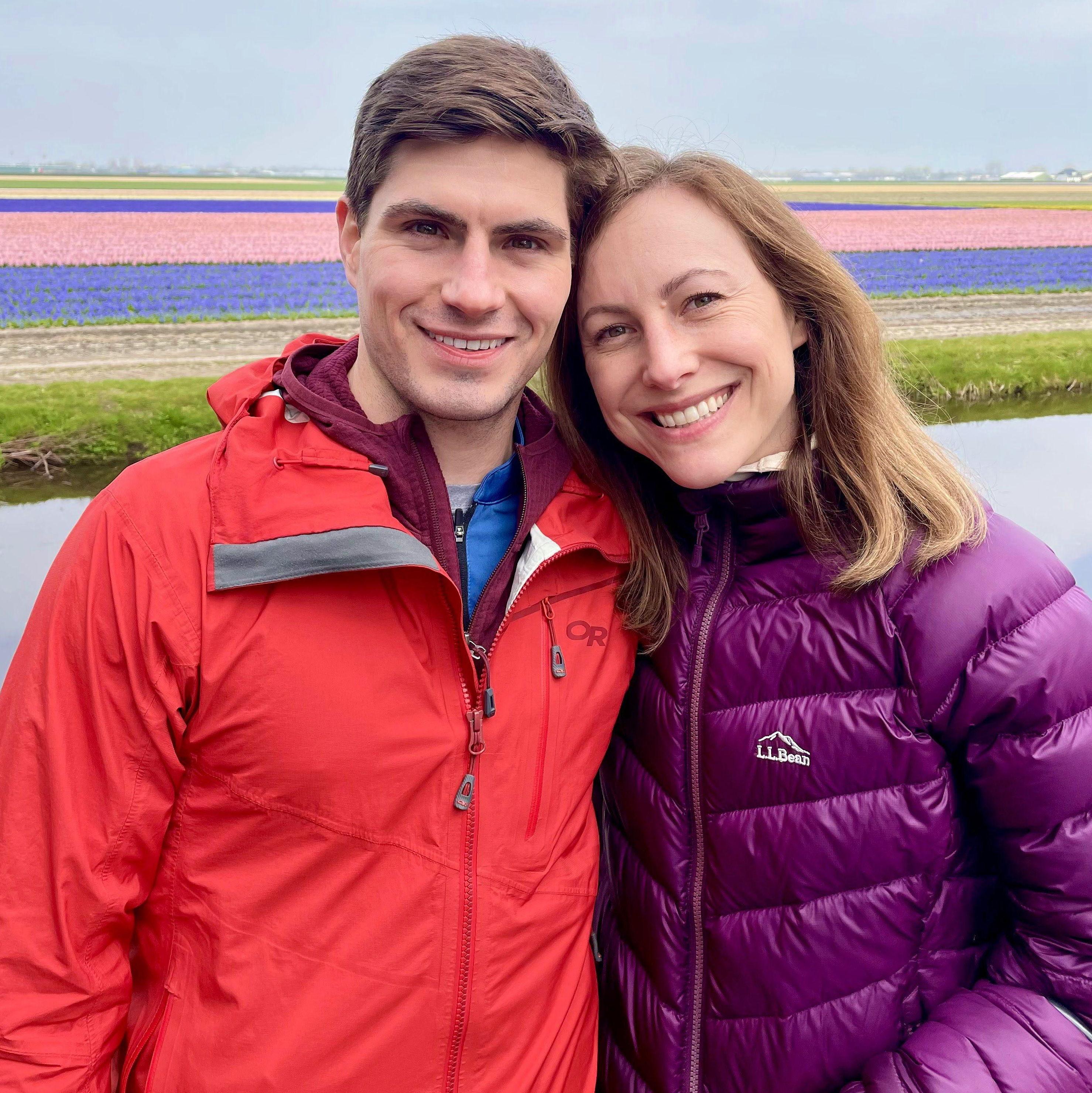 Visiting the tulip farms in the Netherlands