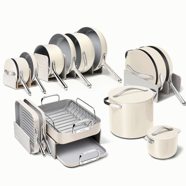 Full Ceramic Cookware Bundle / Cream