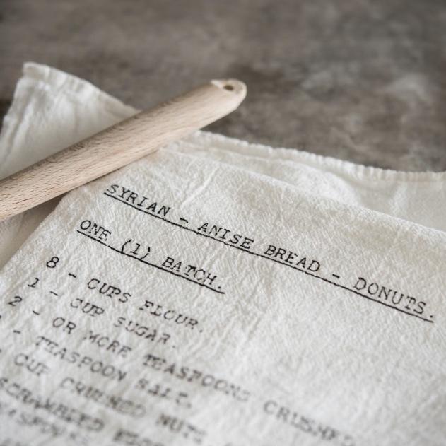 Recipe Flour Sack Tea Towel