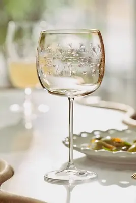 Flora Wine Glasses, Set of 4