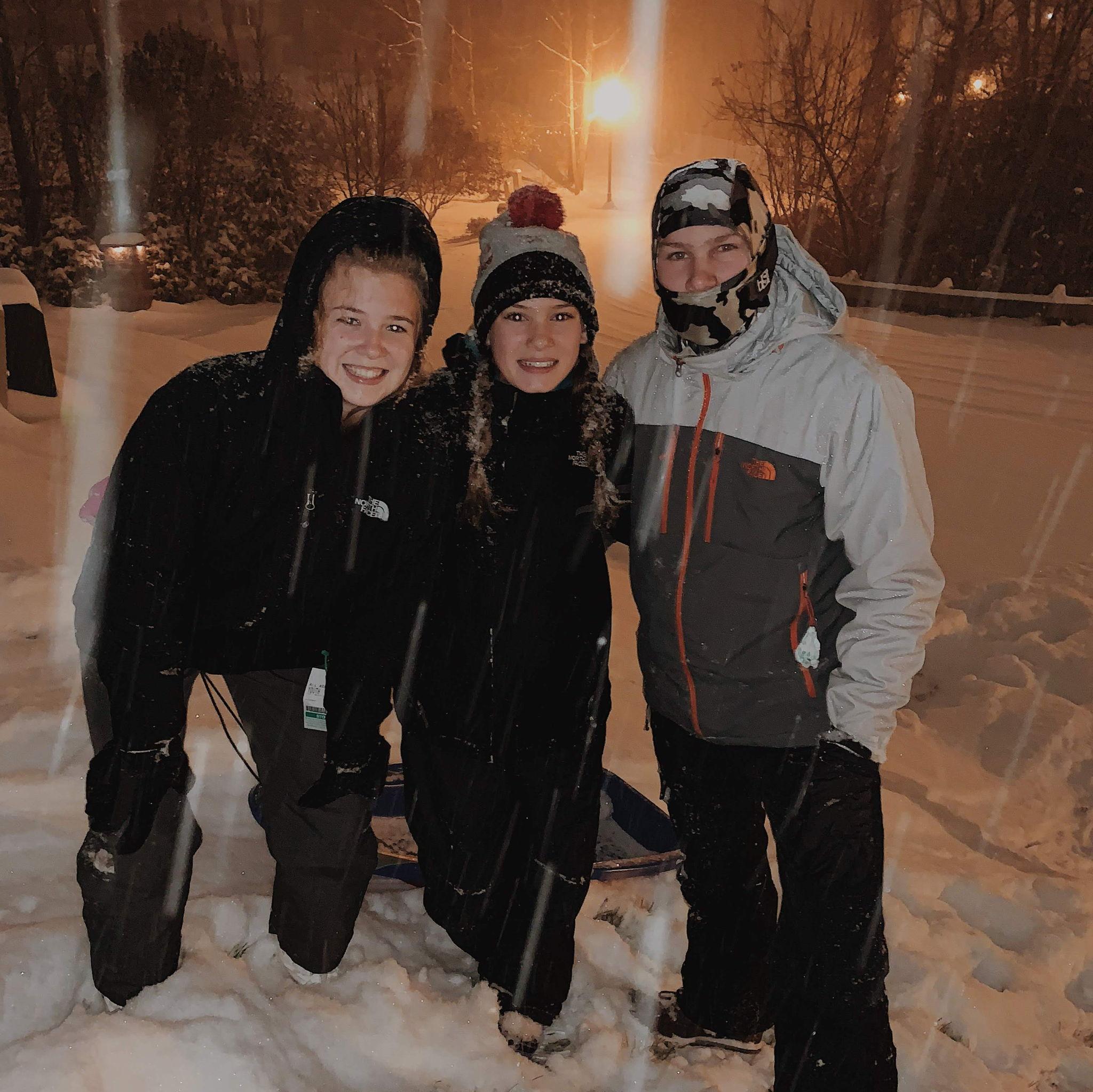 Collin, Madelyn, and Carly, 2018
