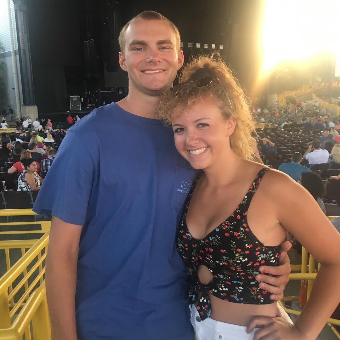 Our first picture together (our 2nd date) at Jiffy Lube Live for Styx, and Joan Jett 
7/13/18