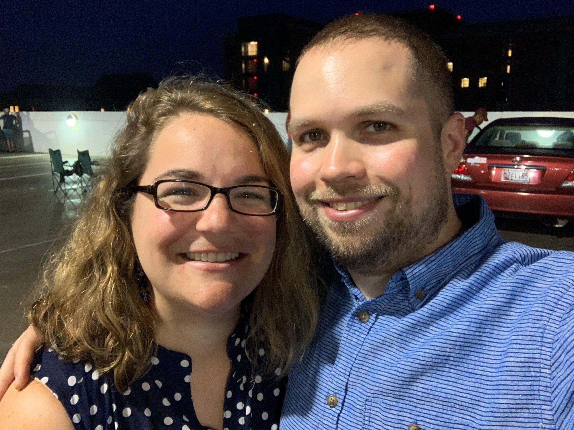 Right before fireworks, College Park, 4th of July 2019