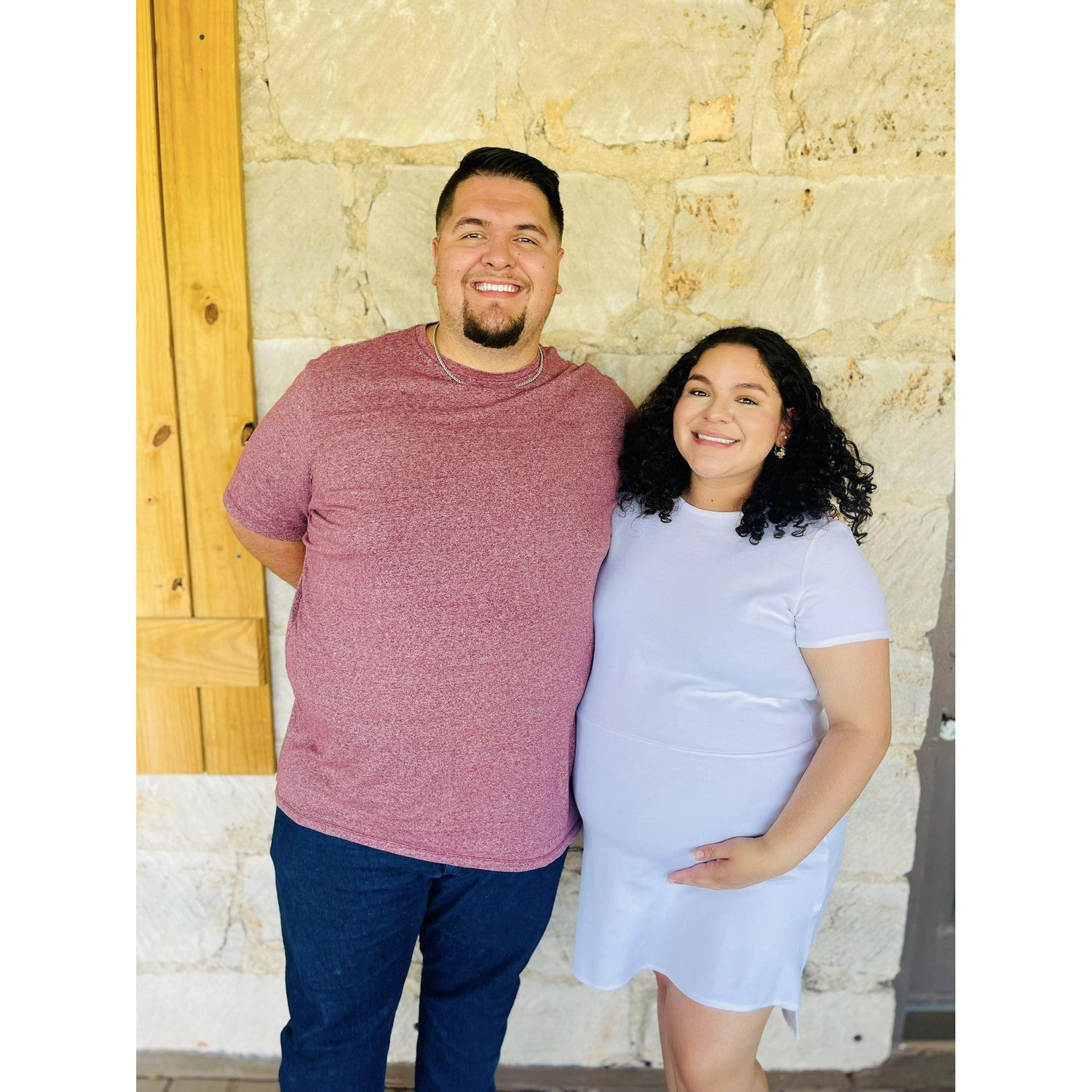 One of our last outings together before Alora was born!