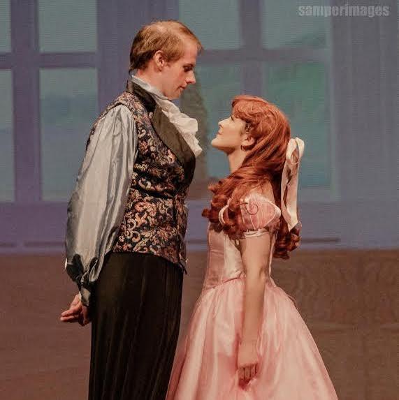 When we played Eric and Ariel in The Little Mermaid!