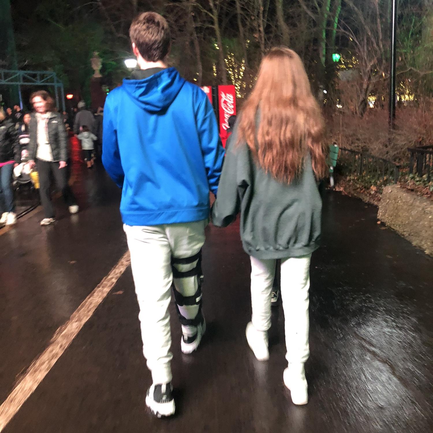 We went to 6 flags over winter break.