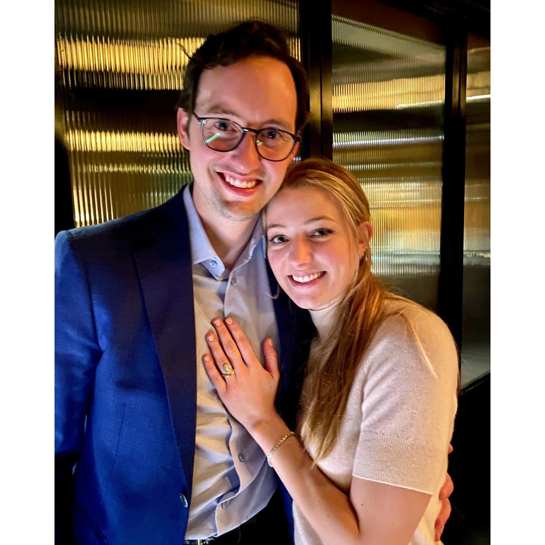 The night Kyle proposed!