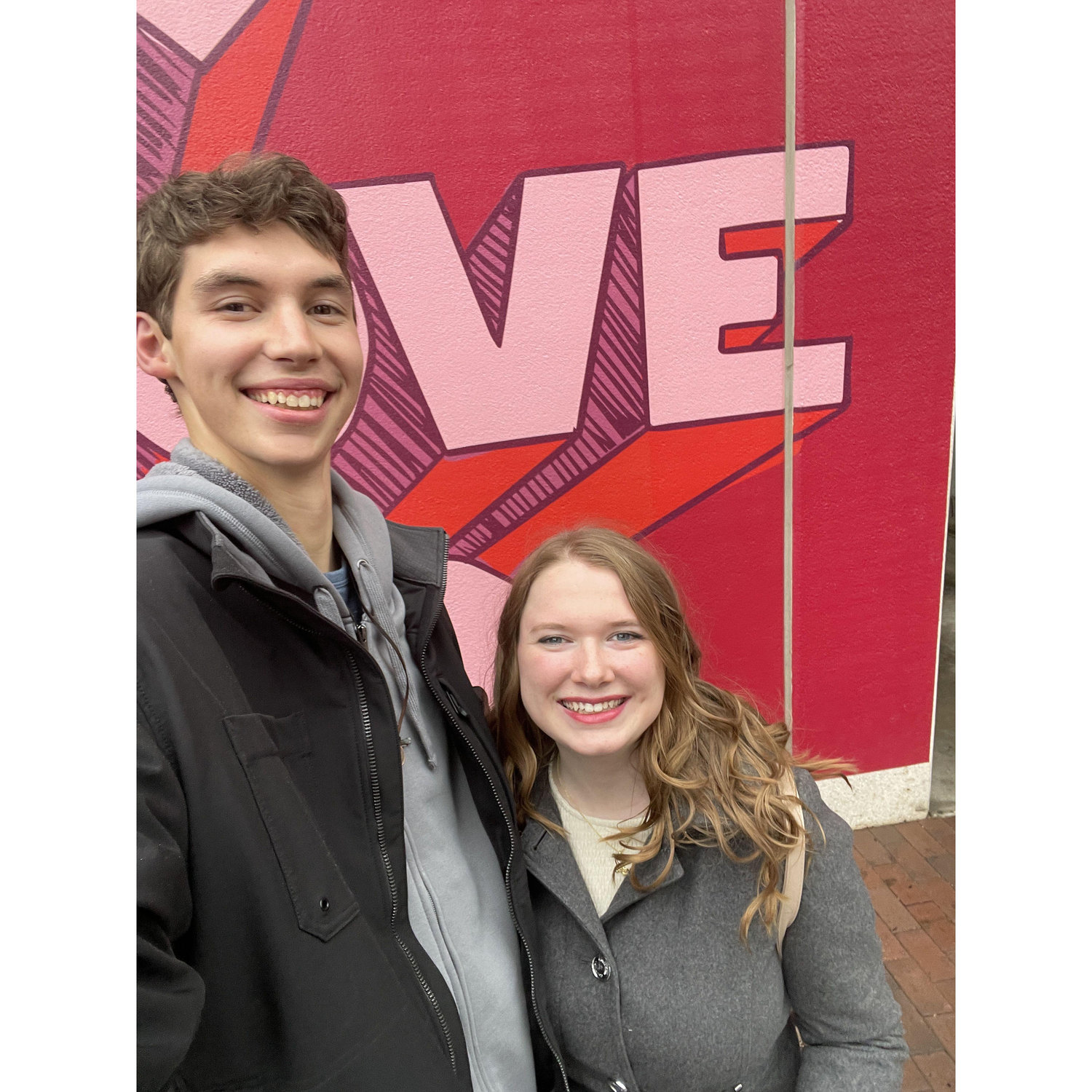 "Can we take a picture since my hair is nice"? "Yes!" She didn't know I was going to propose to her an hour later