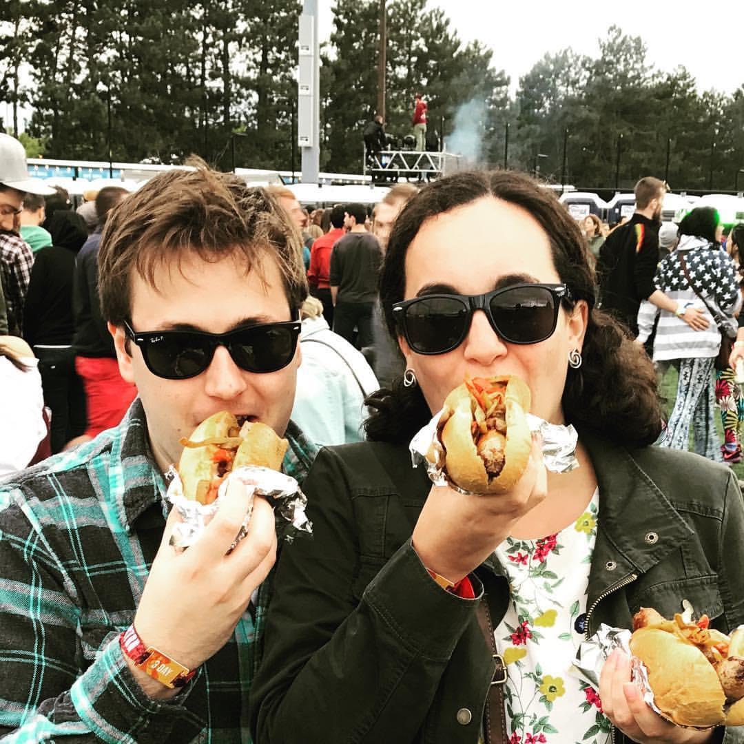 Boston Calling w/ the Sausage Guy (we <3 street meat)