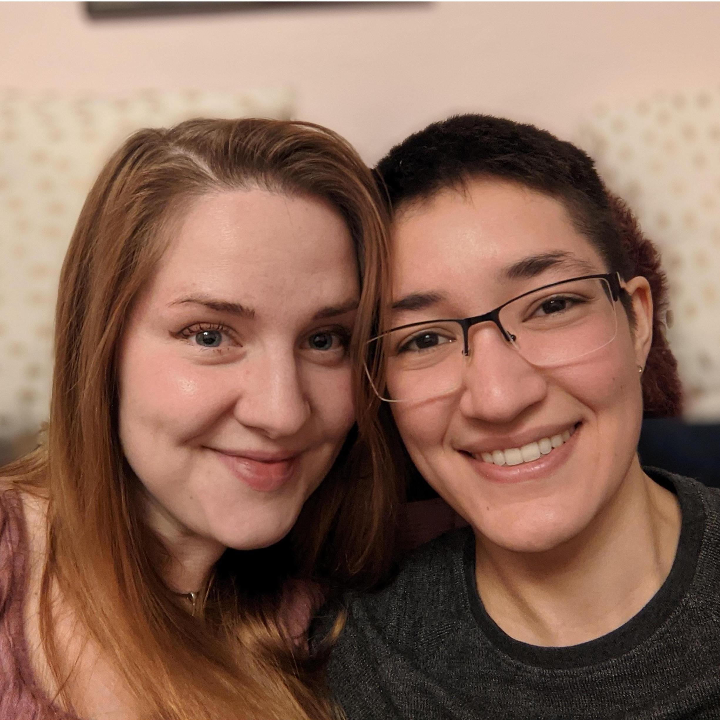 Just chilling at home on our first anniversary because there's a global pandemic going on.