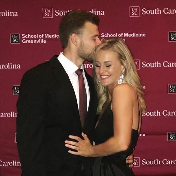 Forehead kisses are Karen's favorite show of affection