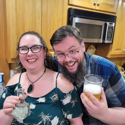 We love our friends! This is from an "Anything But a Cup" party.