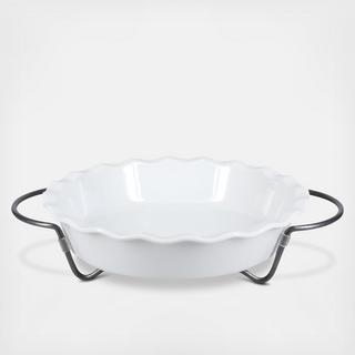 Simply Serving Pie Dish with Rack