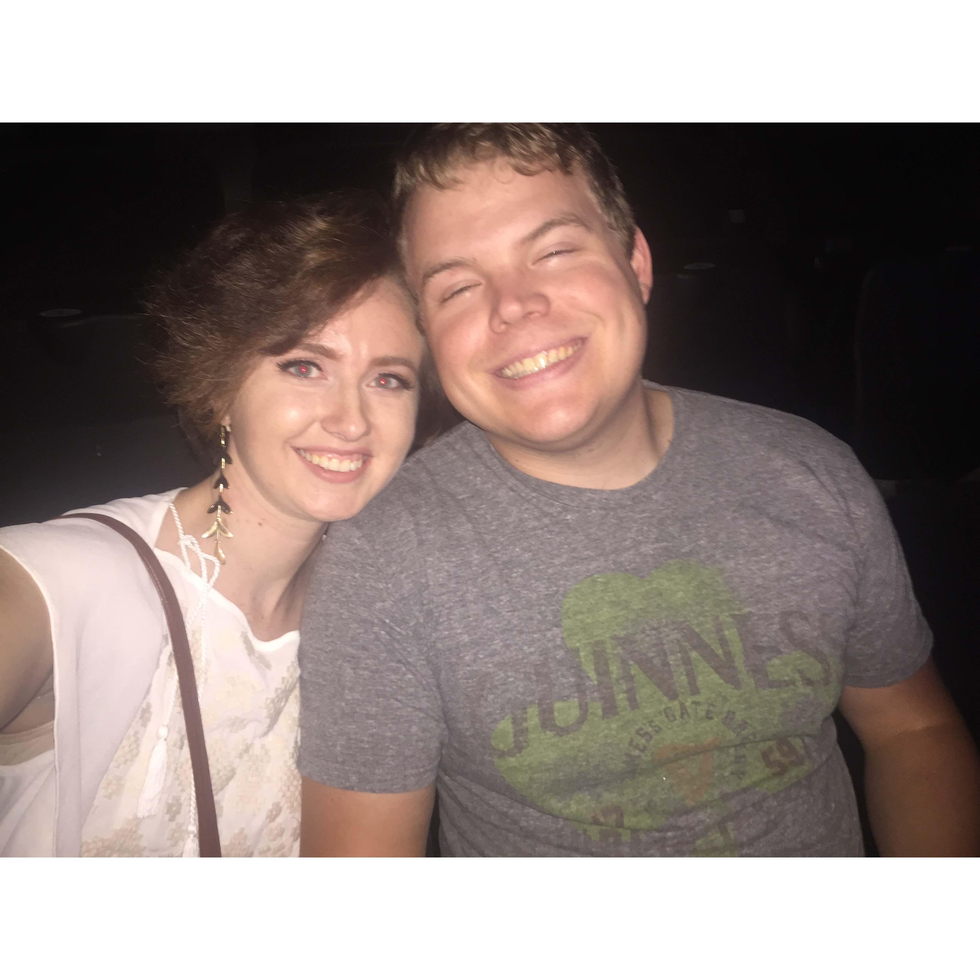 We go on a date to see Coldplay