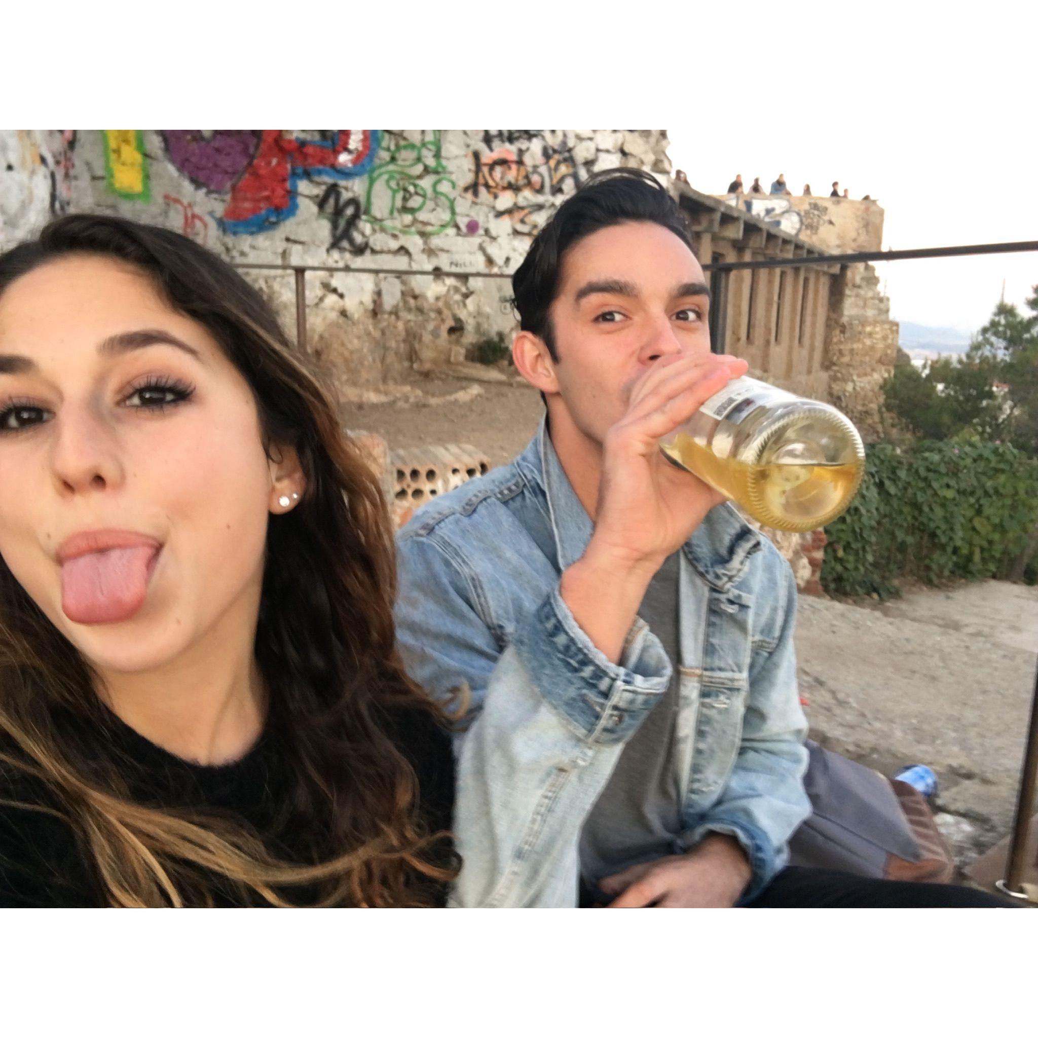Taken in 2017 in the exact location in Barcelona where Mitchell proposed!