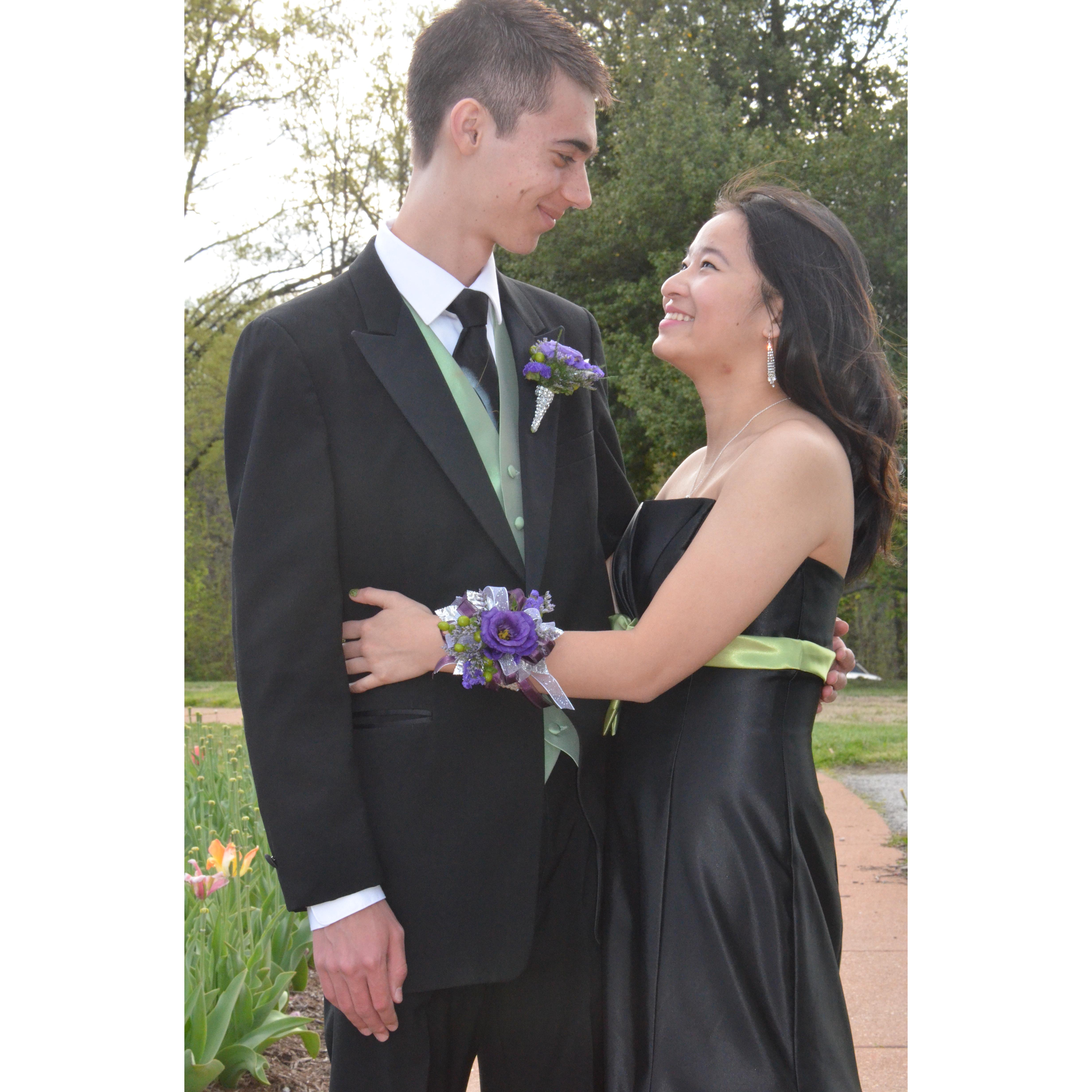 4/16/16 - Pictures before junior year prom!