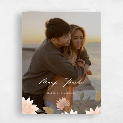 White Photo Wedding Thank You - Simeri Photo