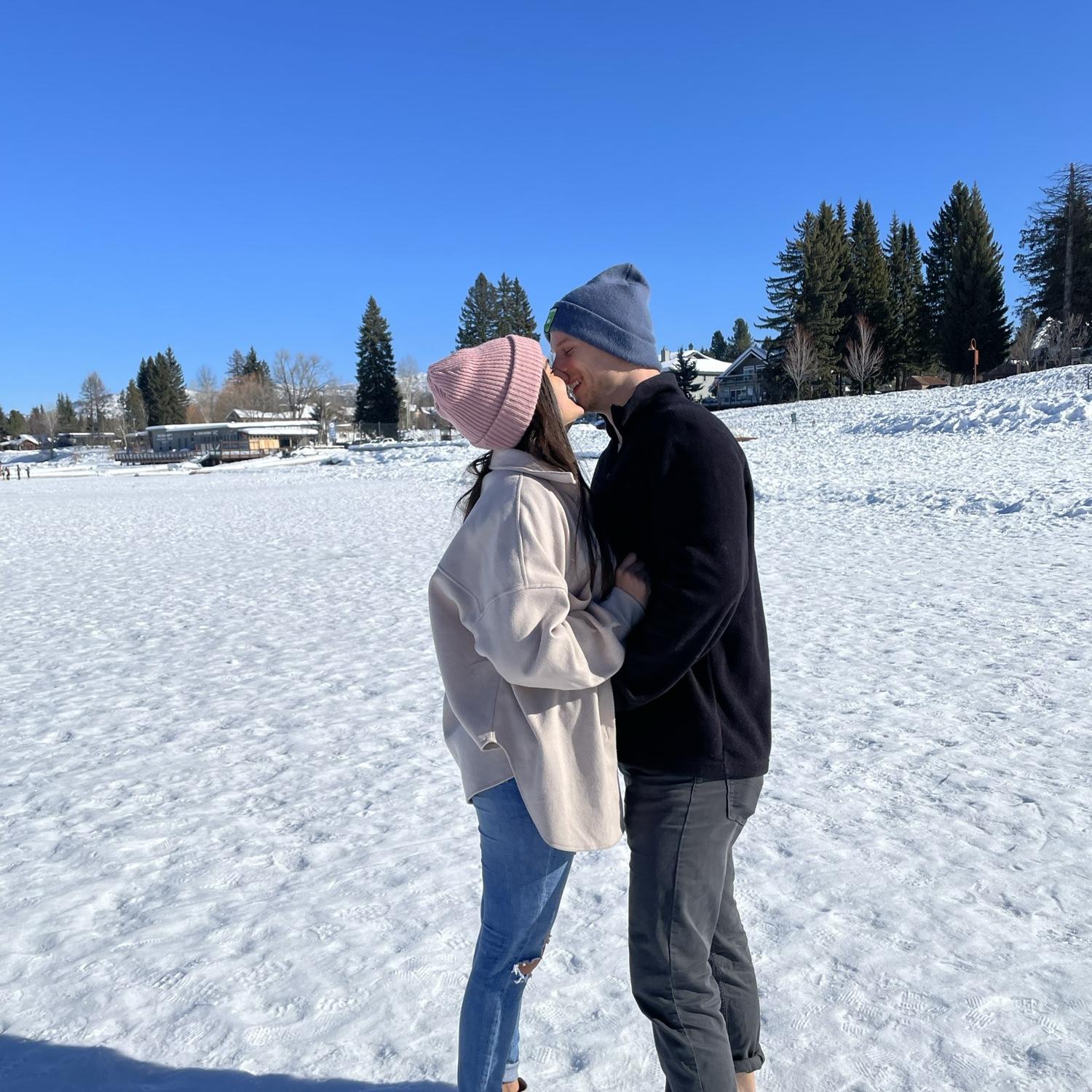 Our first time together in McCall! Little did we know we would be getting married here years later!