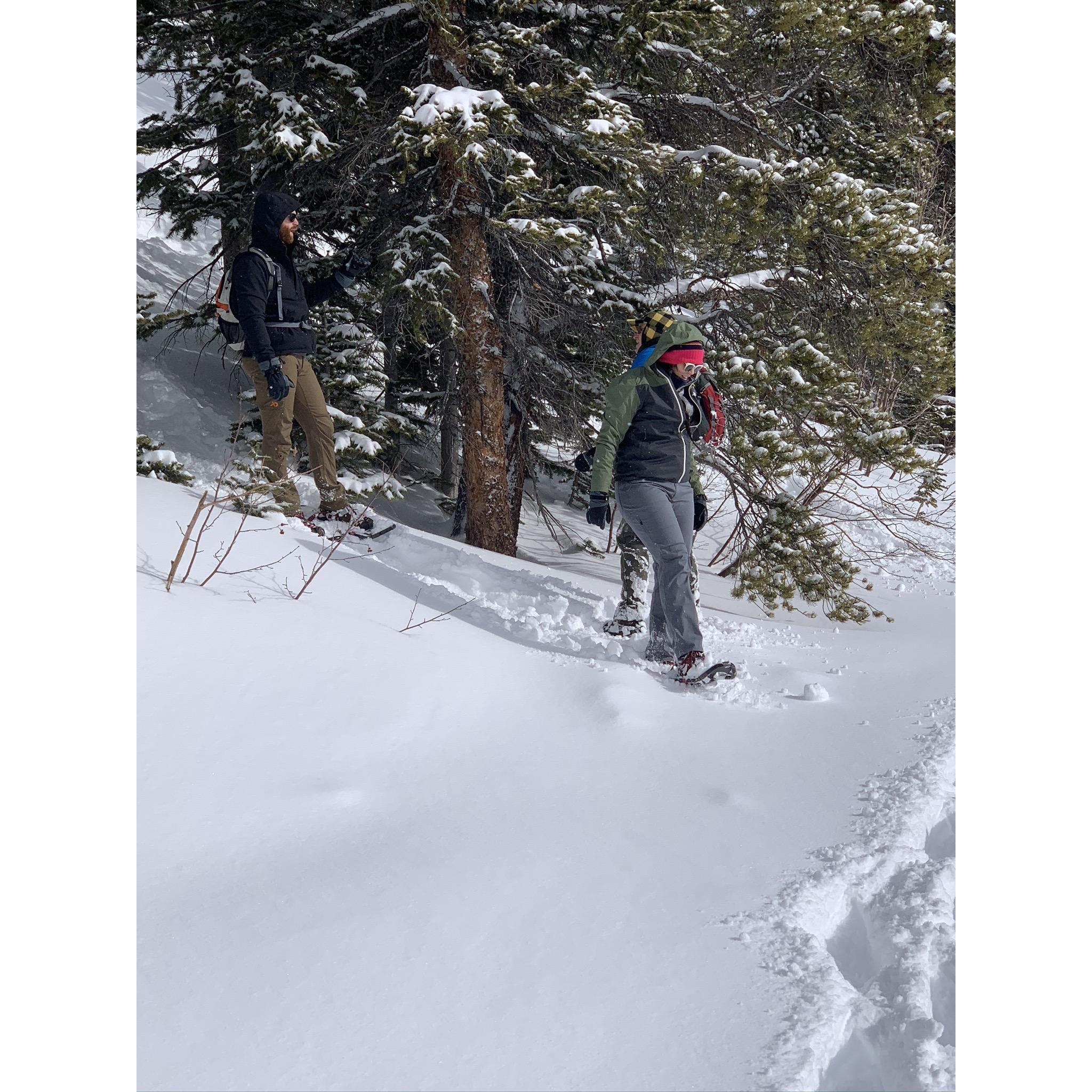 SNOW Shoeing in Estes Park, CO