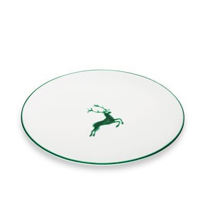 Gmundner Keramik - Deer green, Plate (Ø 28cm)