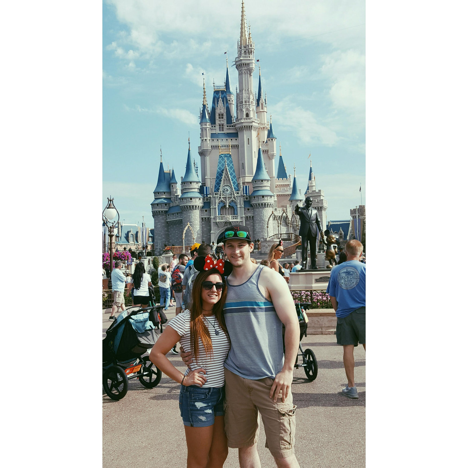 2017 - Our first time in Disney together!