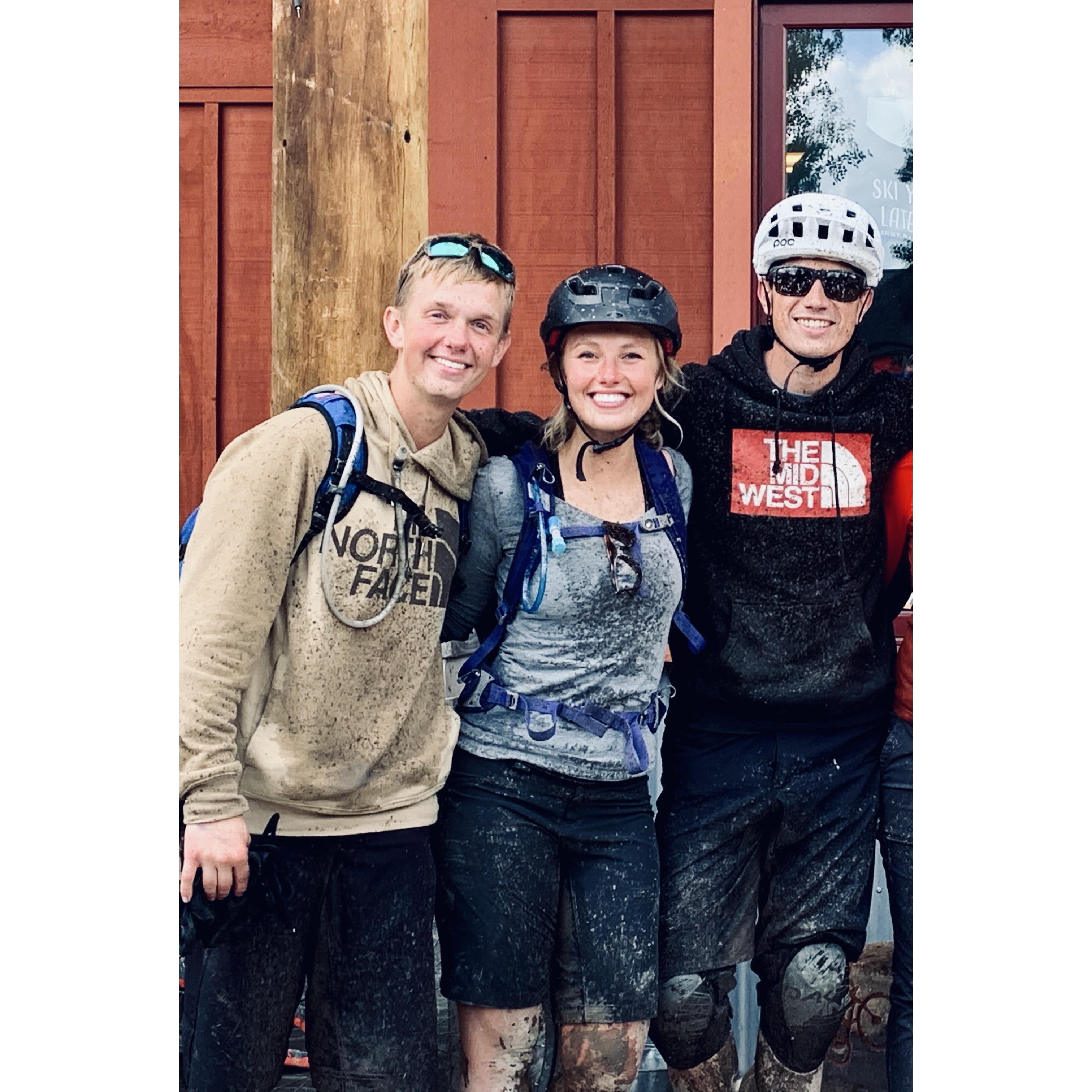 Fourth of July biking Big Sky.