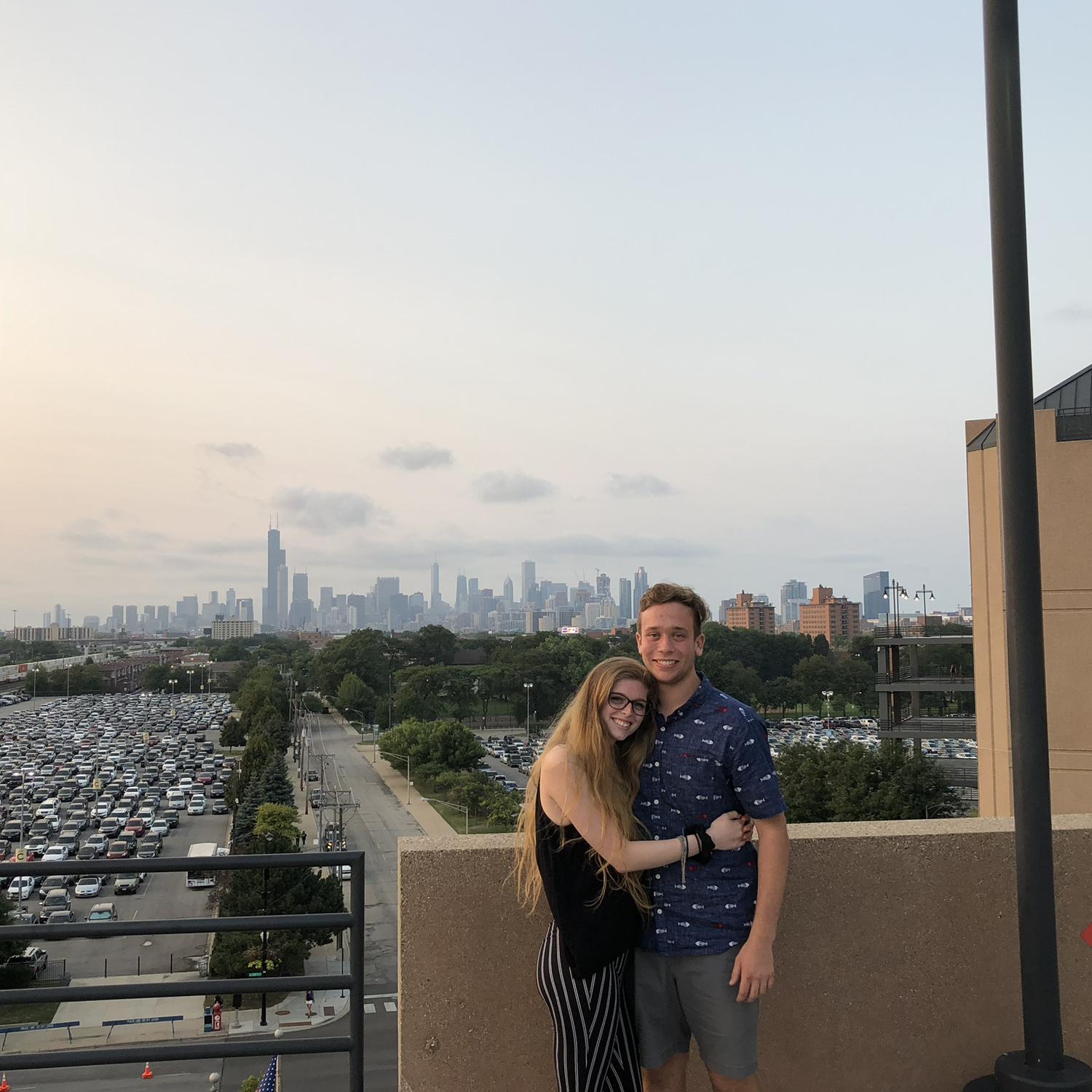 Our first trip to Chicago together, Summer 2018