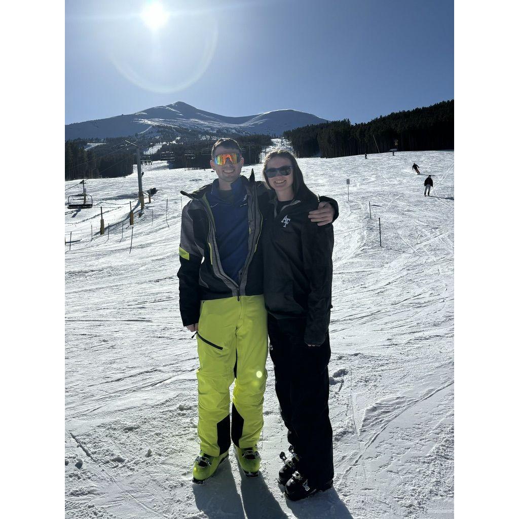 Our first ski trip together! (Maddie's first EVER)