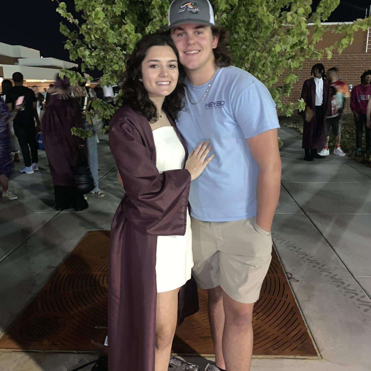 Courtney’s high school graduation