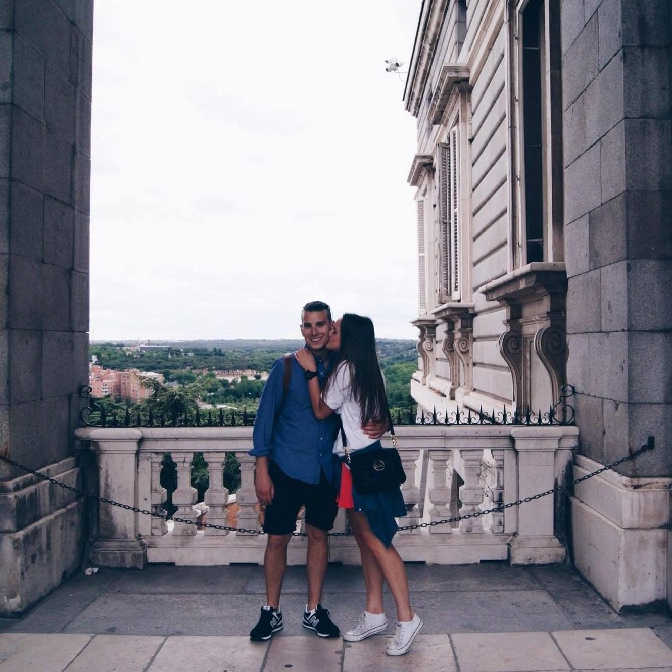 Our first of many trips to Madrid and Carly's first time in Europe!