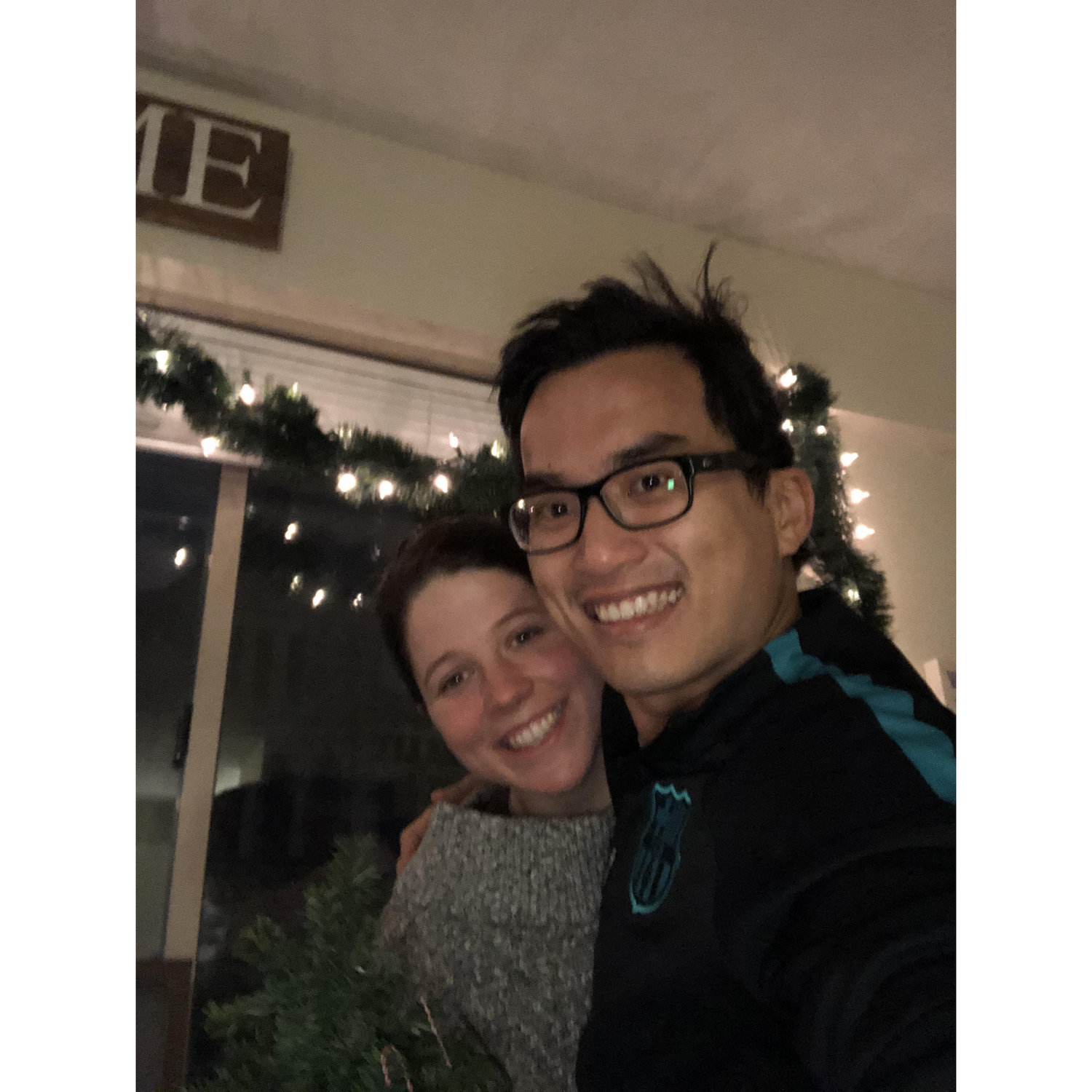 First time decorating Christmas together.