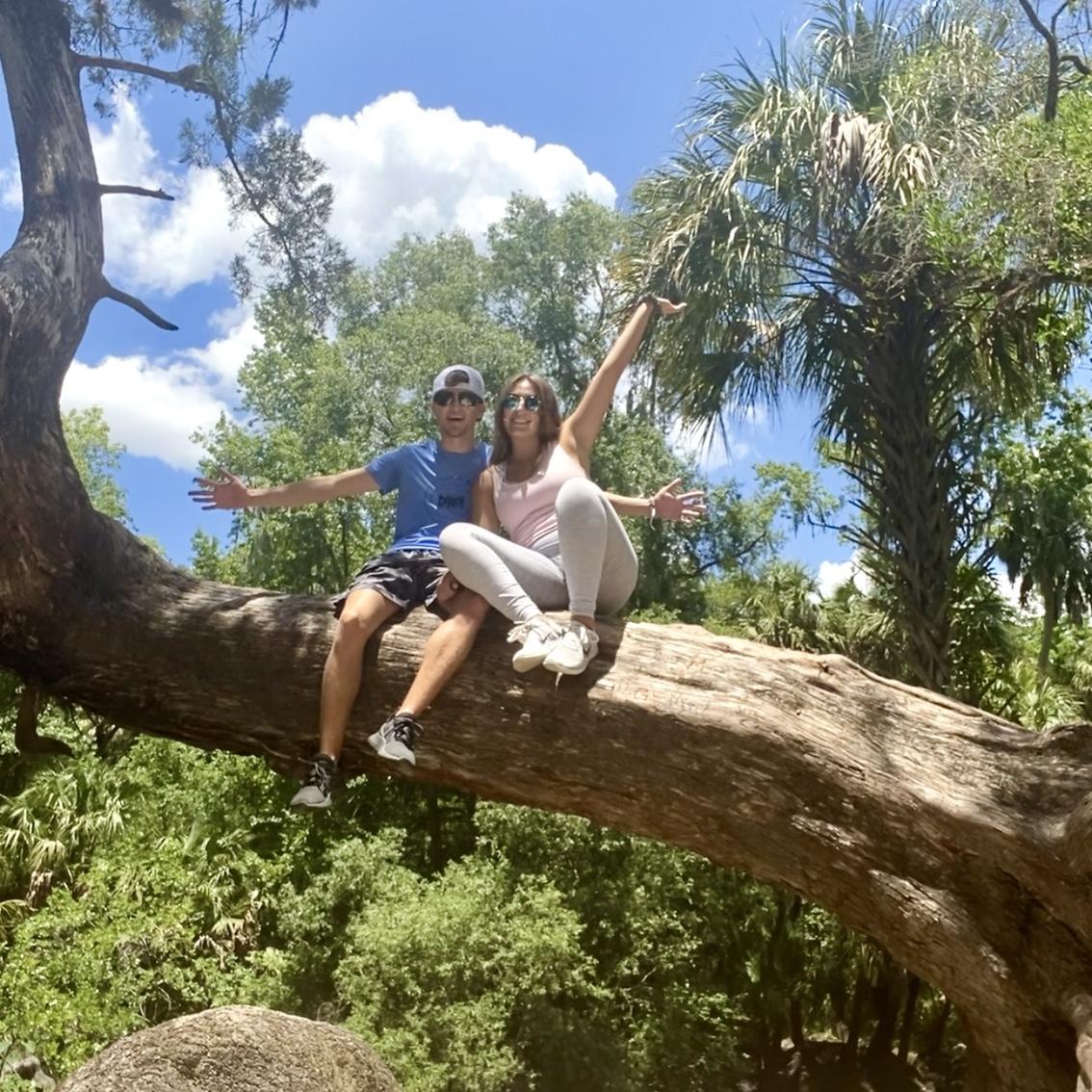 Our 1st date at Hillsborough River State Park
