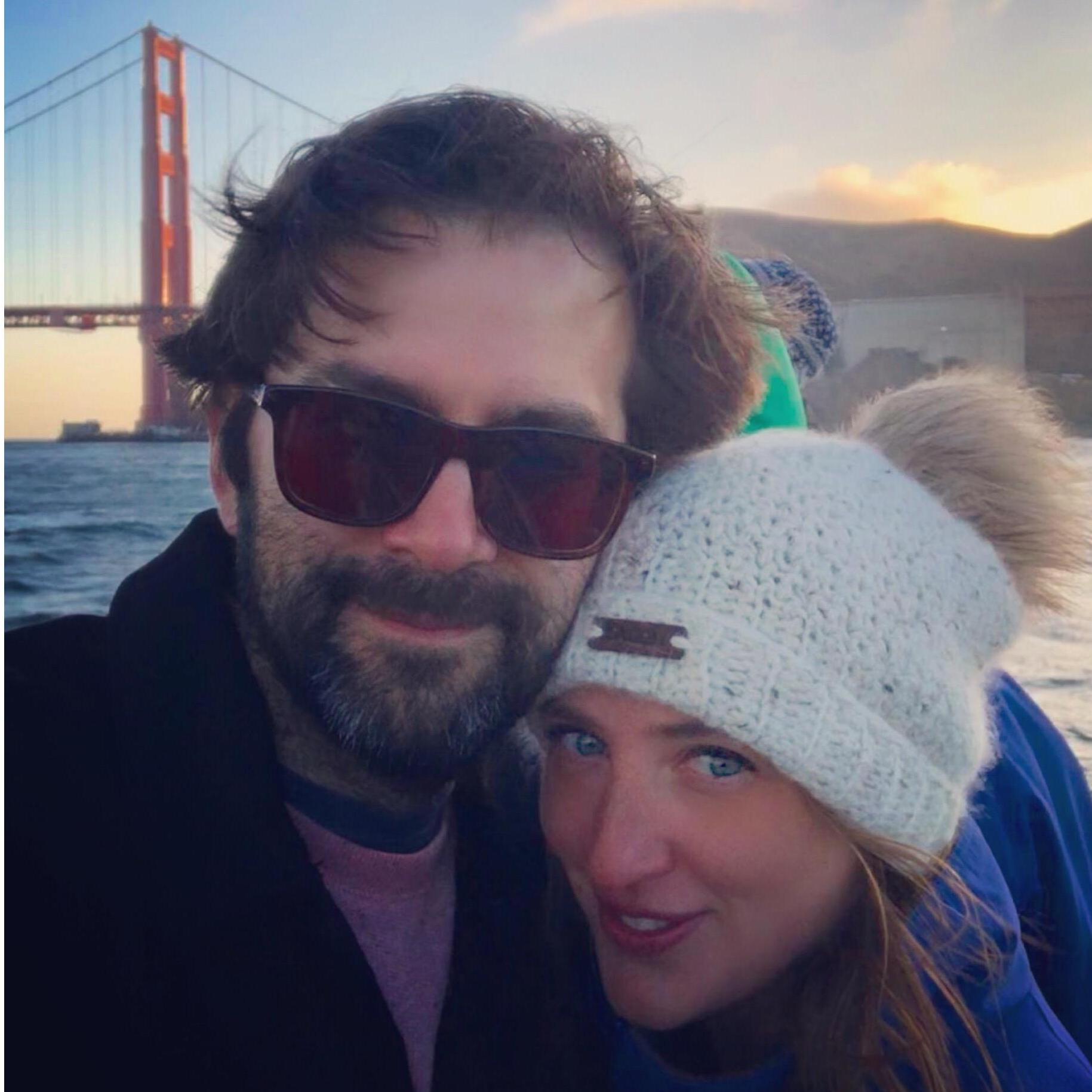 Our first pic after P's move to SF.