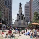 The Beach at Campus Martius Park