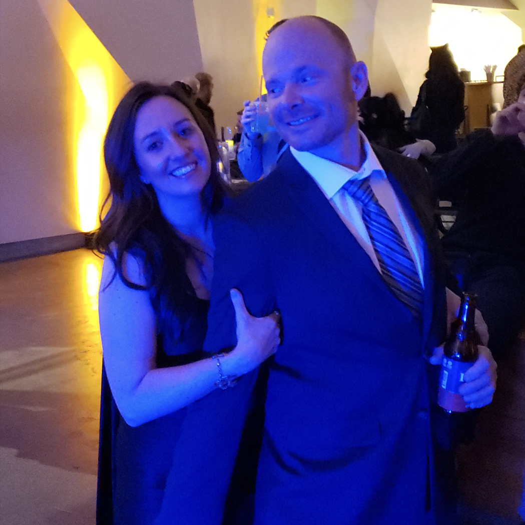 All dressed up for the Treager Employee party.