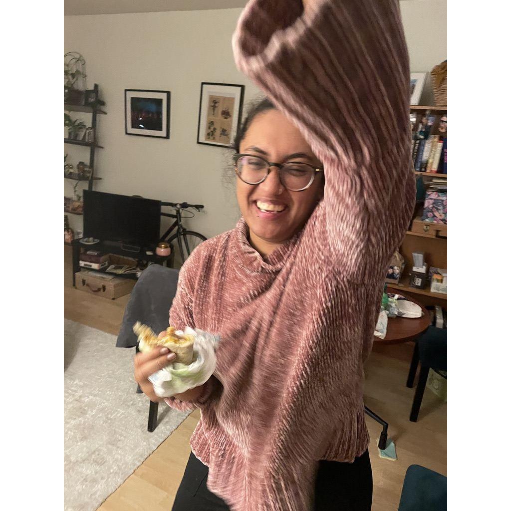Somewhere there is exists an entire album of me eating burritos