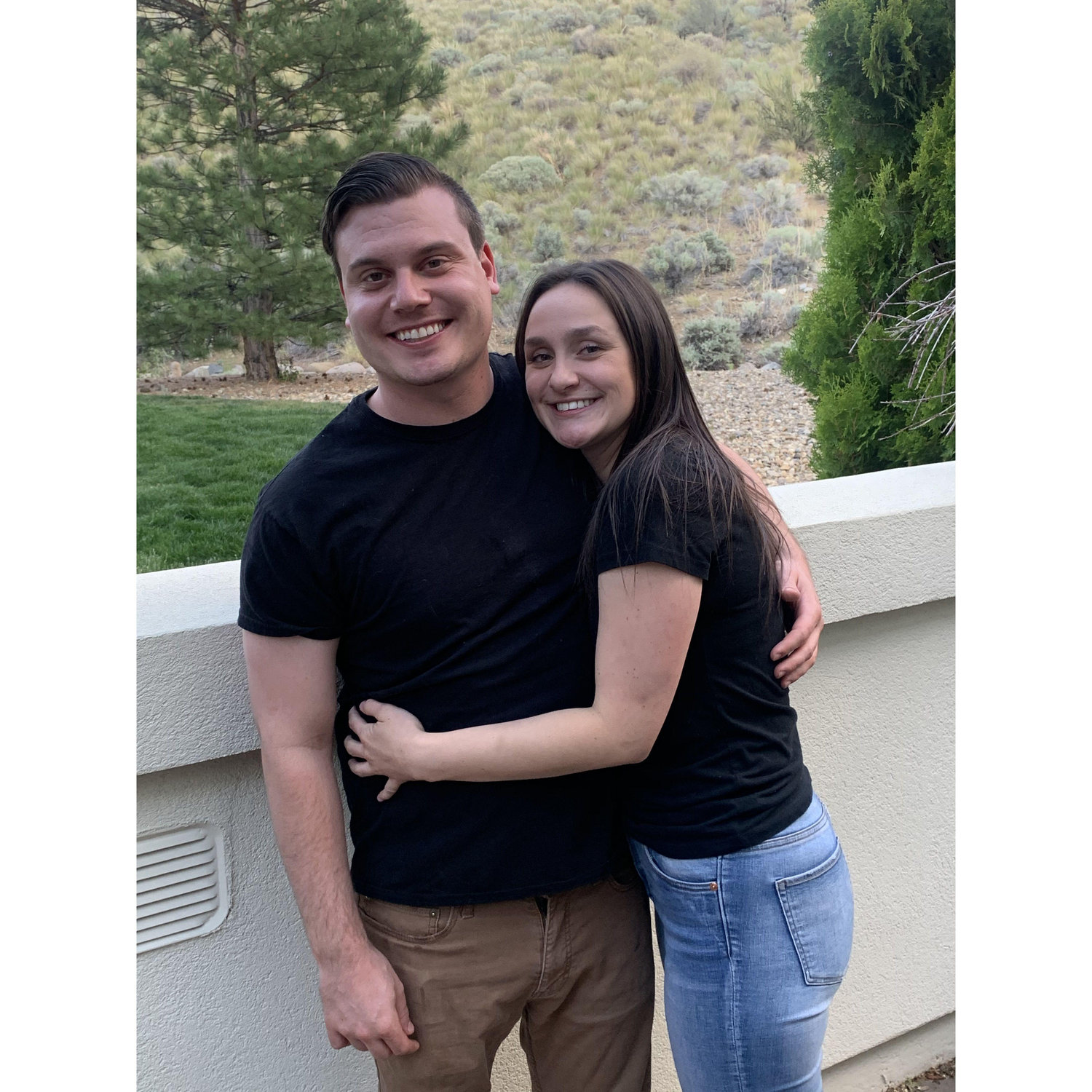 Our first photo together.