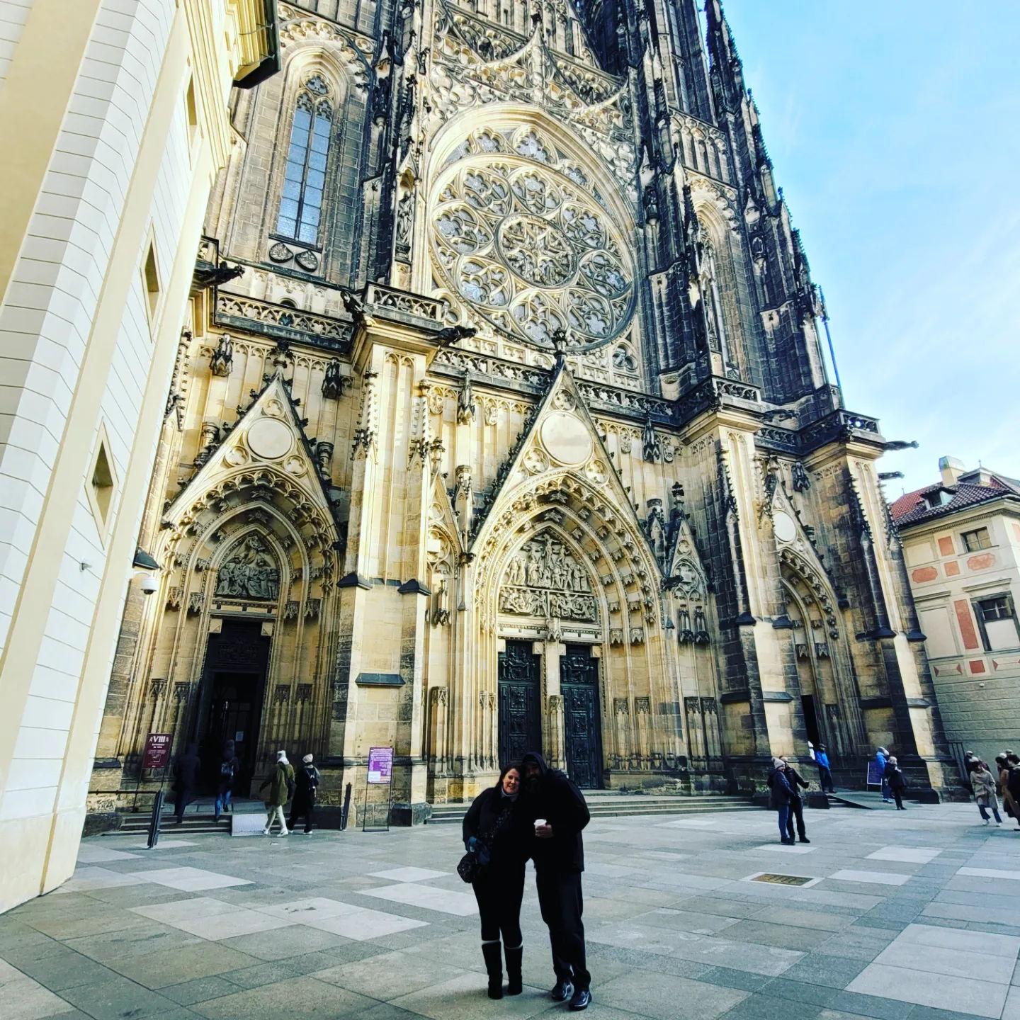 In front of Prague Castle