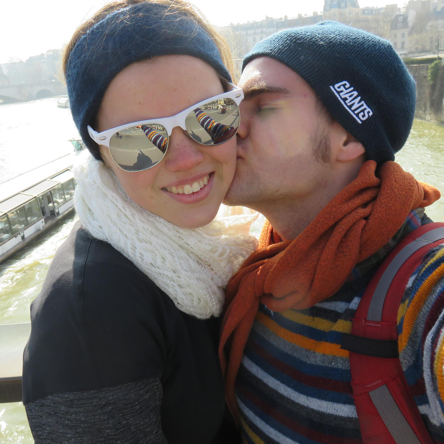 When in Paris, lock a padlock and throw the key into the Seine!