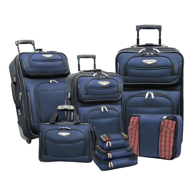 Travelers Choice Amsterdam 8pc Set, Navy