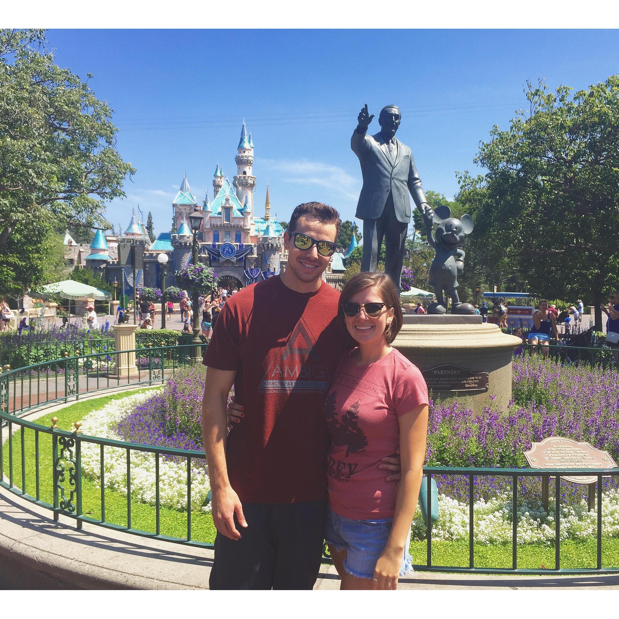 Our first Disney trip- AJ told me he loved me for the first time- July 3rd 2015
