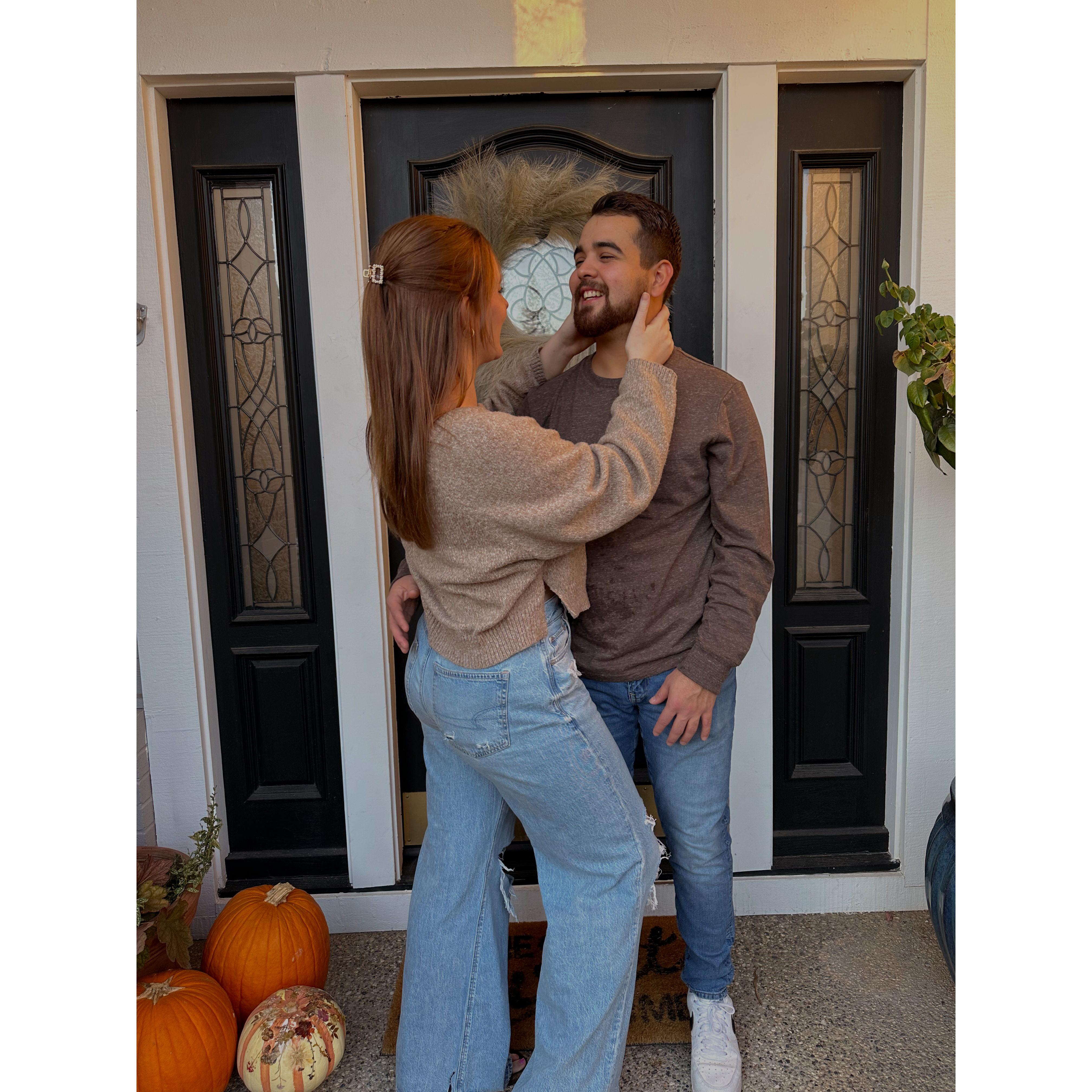 Our first Thanksgiving together