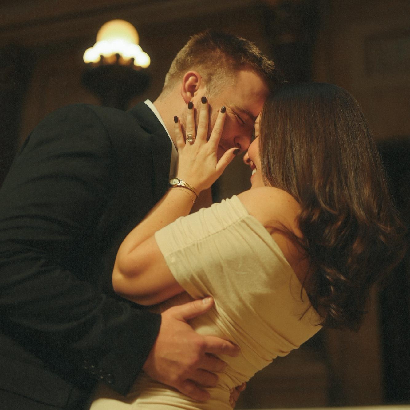 Engagement photos at the Madison state capital!