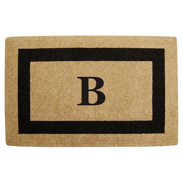 Heavy Duty Coco 30" x 48" Mat Black Single Picture Frame, Monogrammed B