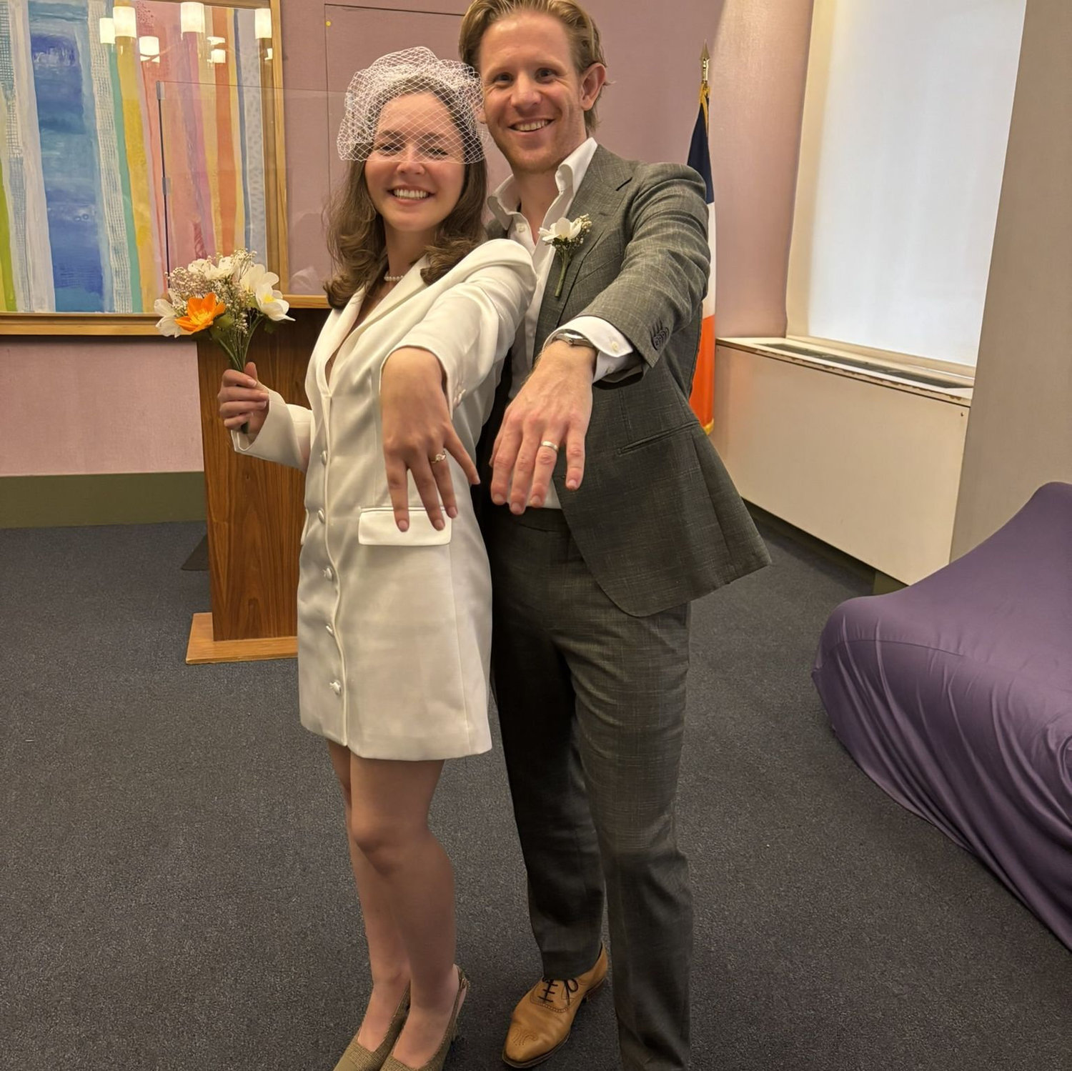 We said "I do" at NY City Hall!