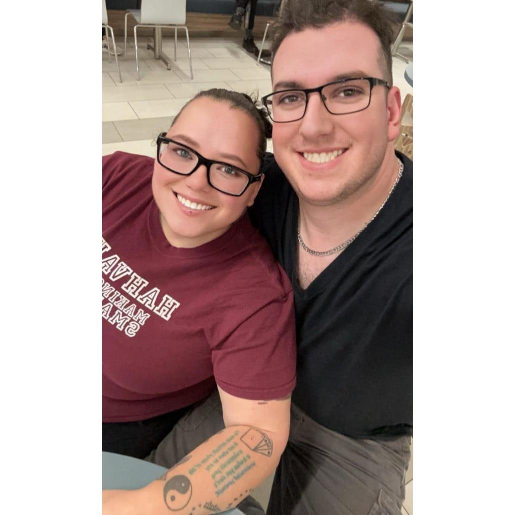 When we moved in together