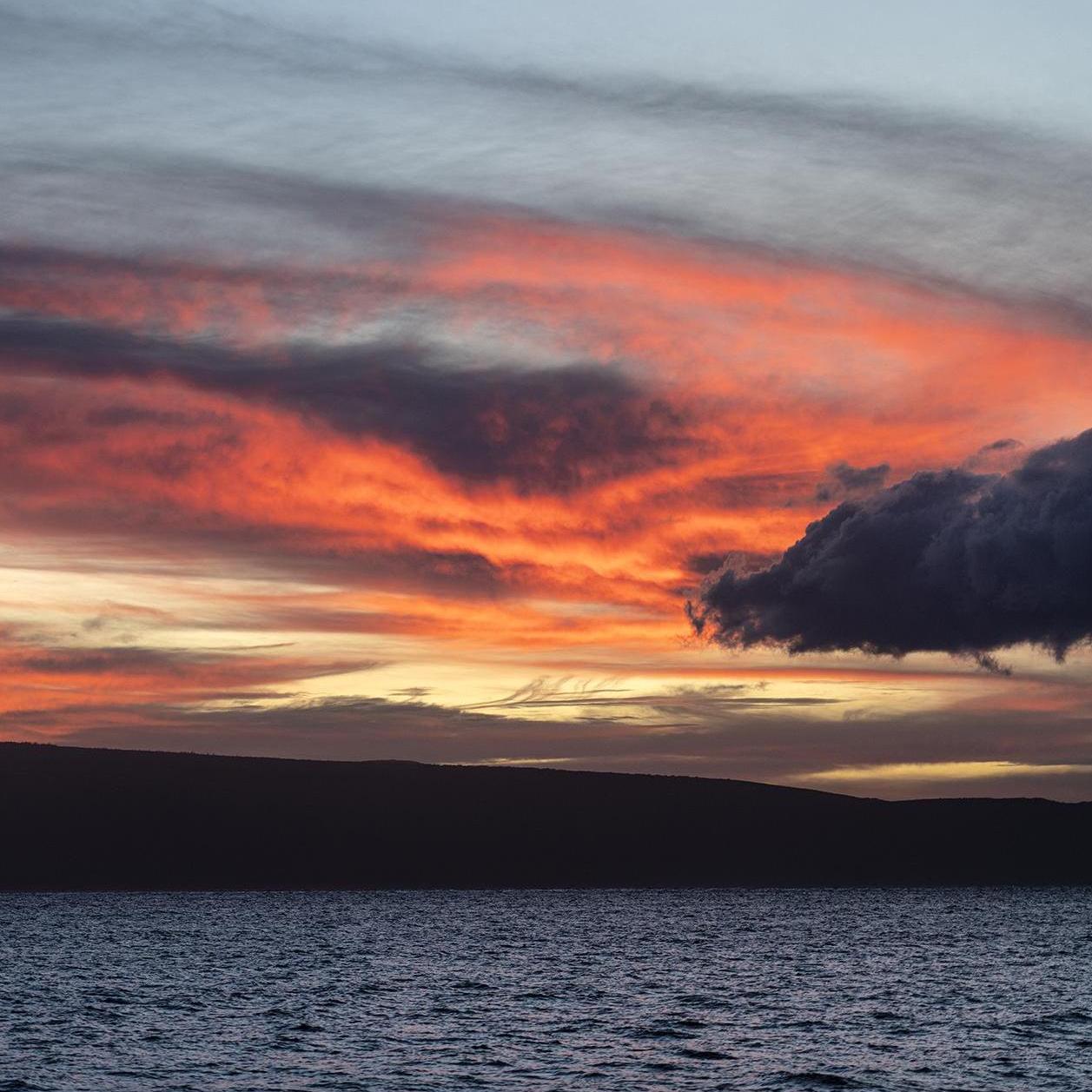 Sunset at Makena Beach SW Maui.