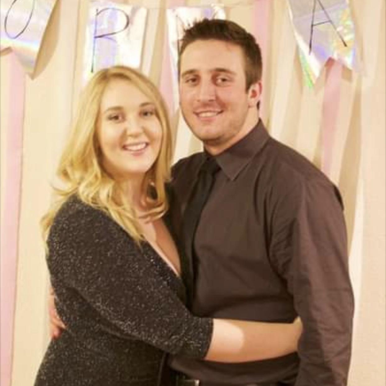 Brad & Amber Dawn before an AOII Formal, 2016