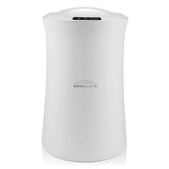 Saloniture Bucket Style Towel Warmer - Large Towel Warming Heater for Bathroom, Salon, and Spa - White
