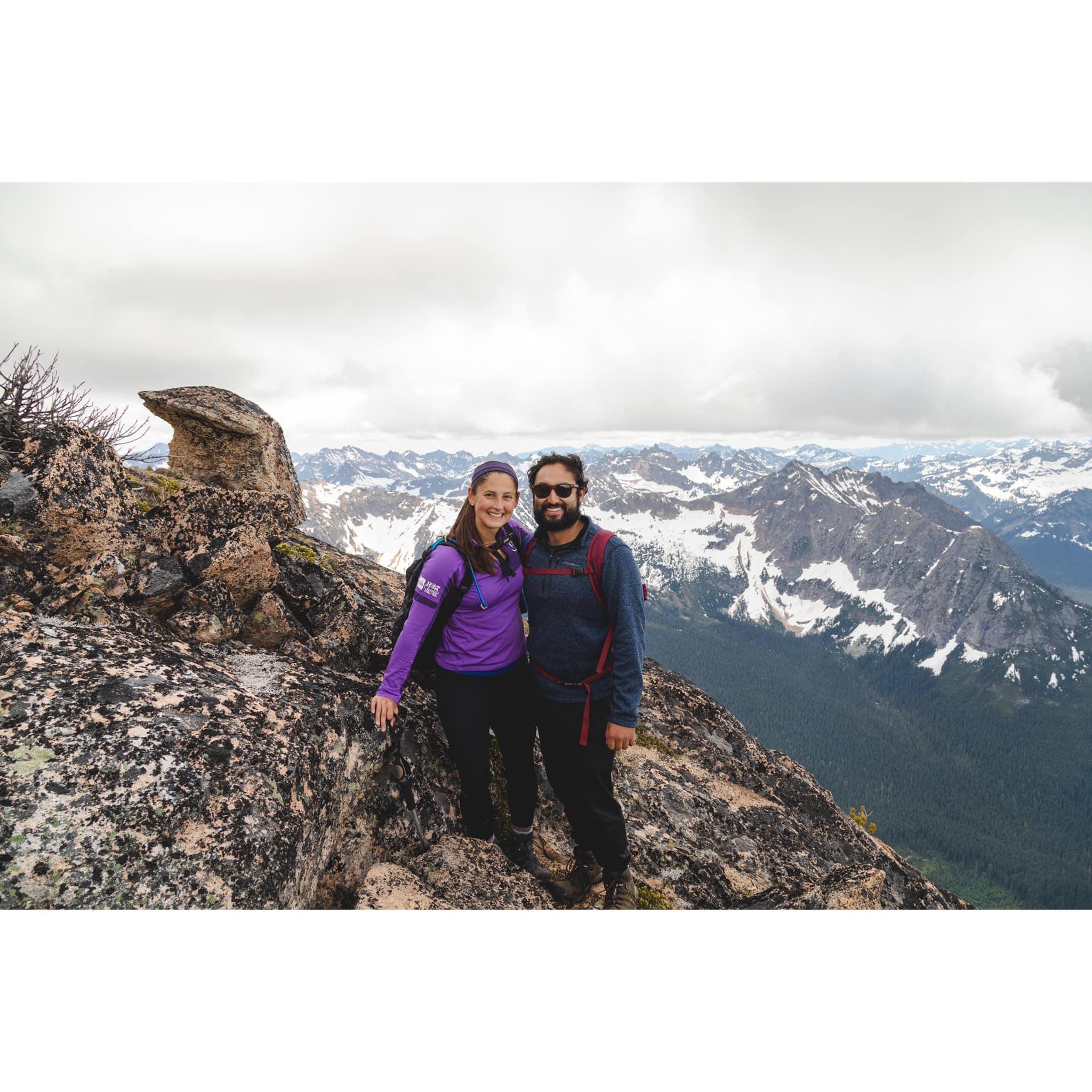 Climbing Mt. Hardy in Northern Cascades, WA